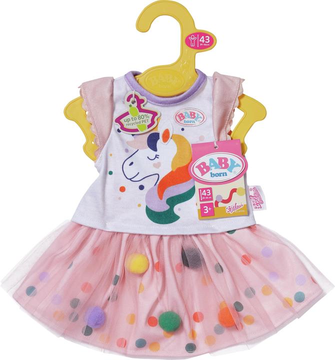 Produktbild Zapf Creation BABY born Einhornkleid mit Tutu 43cm