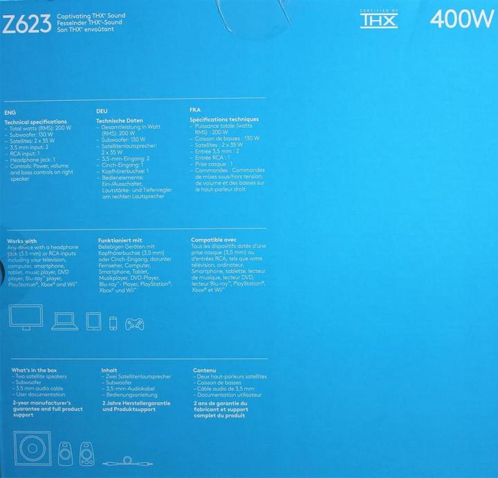 Immagine prodotto Logitech Z623