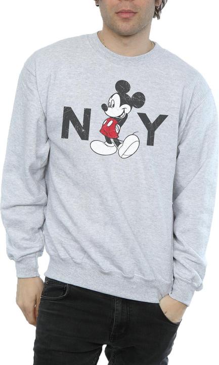 Actual product image Disney Mens Mickey Mouse NY Sweatshirt (L)