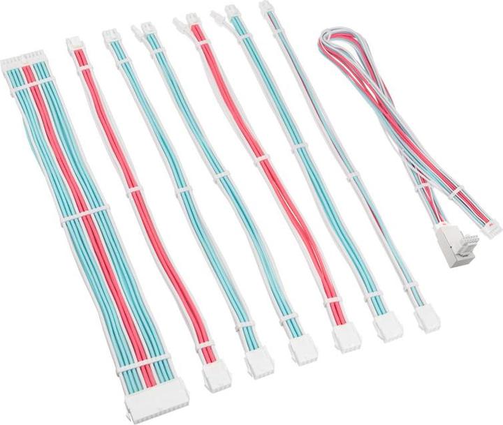 Produktbild Kolink Core Pro Braided Cable Extension Kit 12V-2x6 Typ 1 - Brilliant White/Neon Blue/Pure Pink