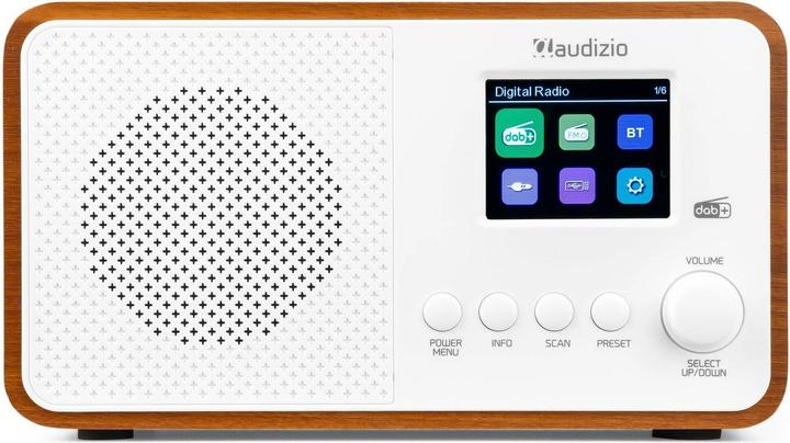 Immagine prodotto Audizio DAB+ Radio Avio Weiss, Radio Tuner: FM, DAB+ (DAB, FM, Bluetooth)