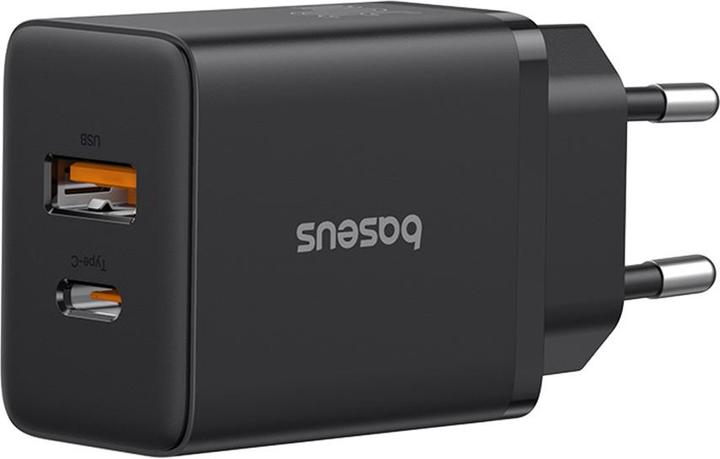 Produktbild Baseus Cube, 20W, 3A, 1 x USB-A - 1 x USB-C, schwarz (20 W)