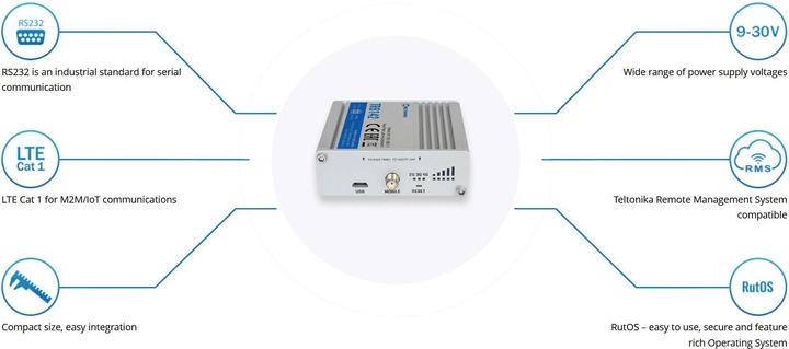 Produktbild Teltonika LTE-Industriemodem TRB142 RS232