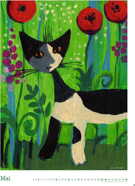 Actual product image Heye Bildkalender Rosina Wachtmeister (49 x 68 cm, German)