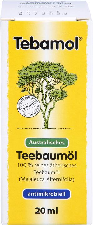 Actual product image Tebamol TEEBAUMOEL, 20 ml oil (Body oil, 20 ml)