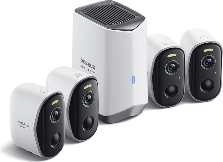 Image du produit Baseus N1 2K security camera set of 4 (white)