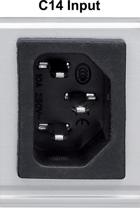Actual product image Intellinet Power socket C13+C19 PDU vert. Mounting