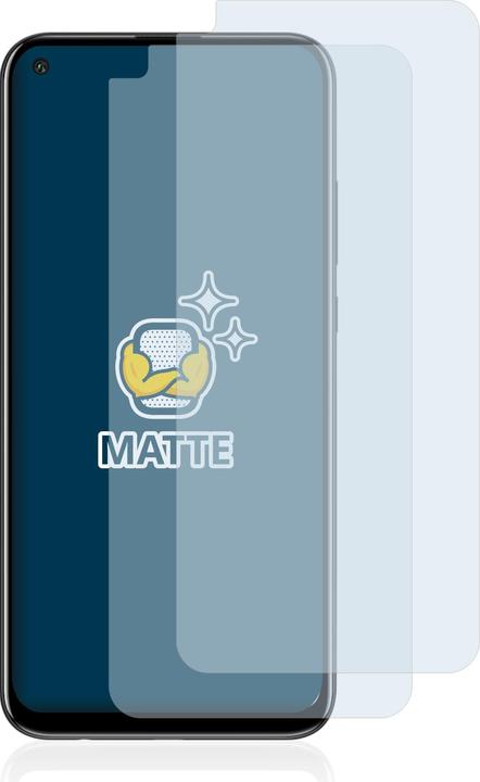 Actual product image BROTECT Anti-glare screen protector matt (2 Piece, Huawei P40 Lite E)