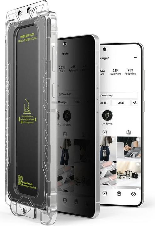 Produktbild Ringke Easy Slide 2er-Pack Sichtschutzglas für Samsung Galaxy S25 Edge (2 Stück, Samsung Galaxy S25 Edge)