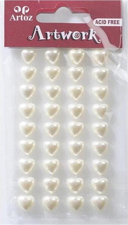 Actual product image Artoz Artwork sticker bead heart
