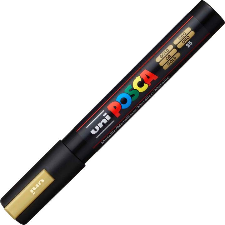 Produktbild Posca Marker PC-5M Rundspitze (Gold, 2.50 mm, 1 x)