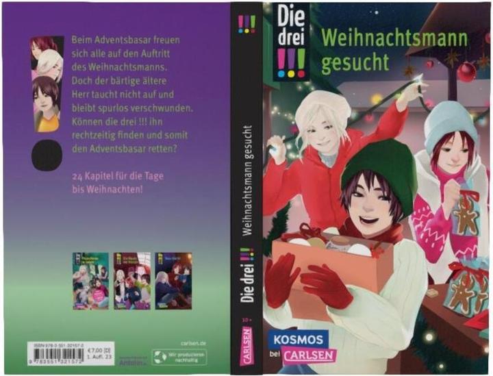 Immagine prodotto Die drei DREI AUSRUFEZEICHEN - Weihnachtsmann gesucht (Tedesco, Maya di Uccello, 2023)