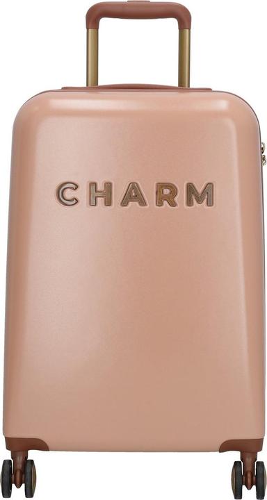 Charm Charme London Travel Trolleys Handtasche Kooffer - 55 cm - 35 Liter - TSA -Slot - Roze (35 l, Handgepäck (bis 50l))
