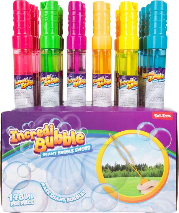 Actual product image Toi-Toys Incredibubble Bubble Sword 148 ml, set of 24