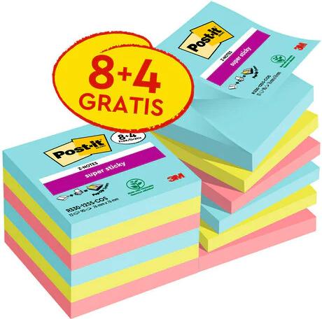 Produktbild Post-it Super Sticky (7.6 x 7.6 cm)