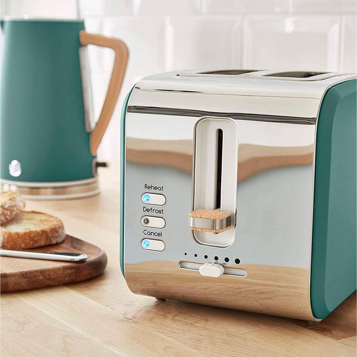 Image du produit Swan Broodrooster nordique - 900 Watt- groen
