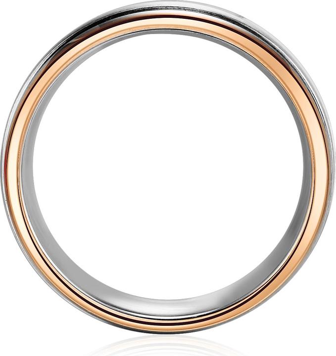 Actual product image Trilani Men's stainless steel silver / rose gold - 9650 (56)