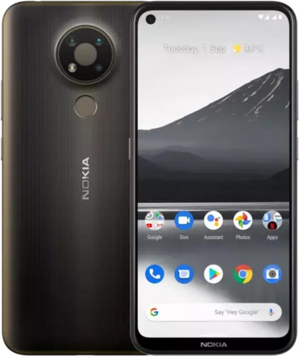 Produktbild Nokia 3.4 (64 GB, Grey, 6.39", Hybrid Dual SIM, 13 Mpx, 4G)