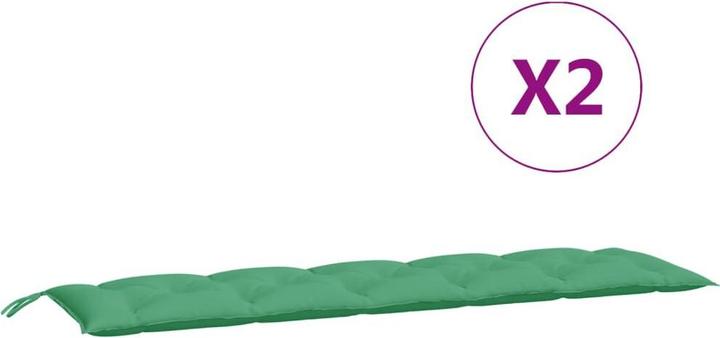 Produktbild VidaXL Gartenbank-Auflagen 2 Stk. O x ford-Gewebe (180 x 50 x 7 cm)
