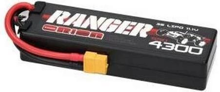 Immagine prodotto Team Orion Batteria 3S 55C Ranger LiPo (11.1V/4300mAh) XT60 Plug (11.10 V, 4300 mAh)