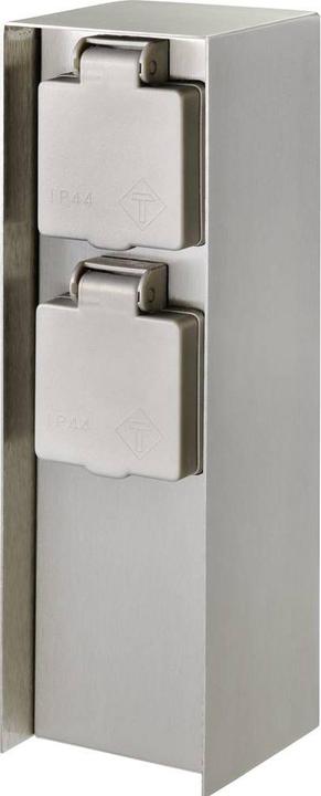 Actual product image Sygonix SY-4979748 Garden socket stainless steel