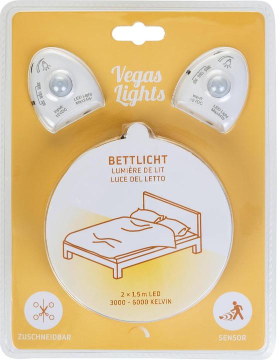 Produktbild Vegas Lights Bettbeleuchtung (Warmweiss, 150 cm, Indoor)
