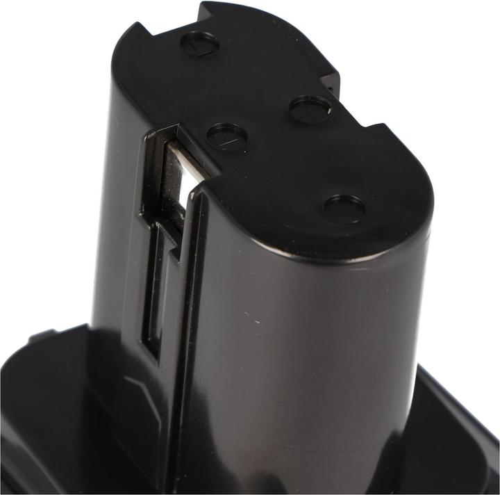 Actual product image AccuCell Bosch battery 2 607 300 002 flat side, old version (9.6 V)