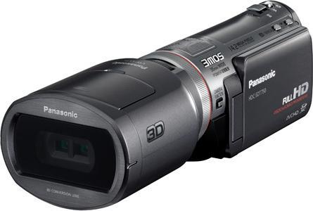 Produktbild Panasonic HDC-SDT750, 3D Full-HD Flash Camcorder, Schwarz