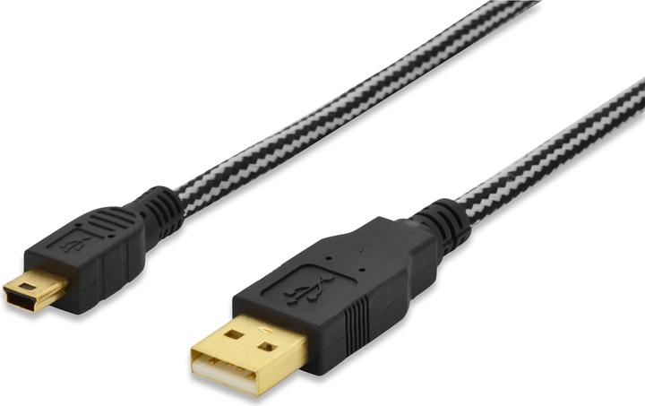 Produktbild ednet USB 2.0-Anschlusskabel, Typ A auf Mini B, 3,0 m (3 m, USB 2.0)