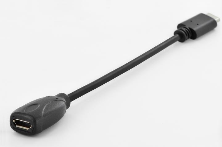 Image du produit ednet Câble adaptateur USB de Type-C™, Type-C™ vers Micro B (0.15 m, USB 2.0)
