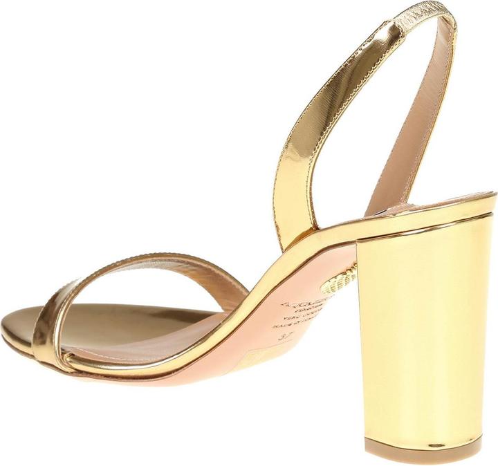 Produktbild Aquazzura so nude 85 mirror effect leather sandal (39)