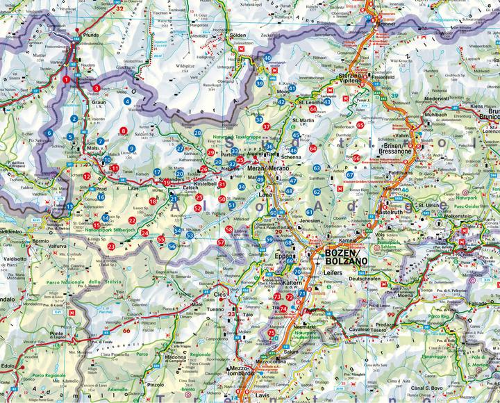 Produktbild Leichte Wanderungen Südtirol - Vinschgau, Meraner und Bozner Land (Deutsch, Mark Zahel, 2024)