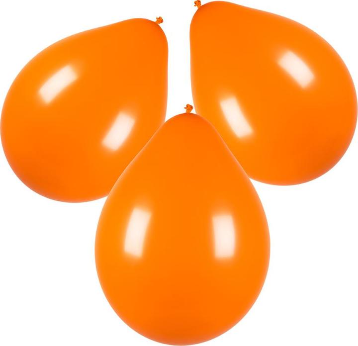 Actual product image Amscan 10 Balloons orange 27.5cm (10 x)