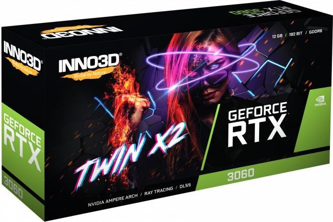 Actual product image Inno3D GeForce RTX 3060 Twin X2 (12 GB)