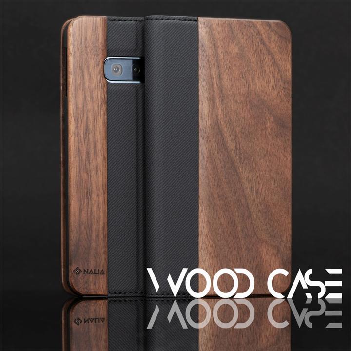Actual product image Nalia Real wood mobile phone case