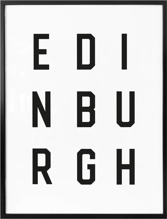 Produktbild Trenddeko Typographie Edinburgh (30 x 40 cm)