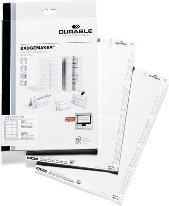 Actual product image Durable Einstecketiketten Badgemaker für Namensschilder