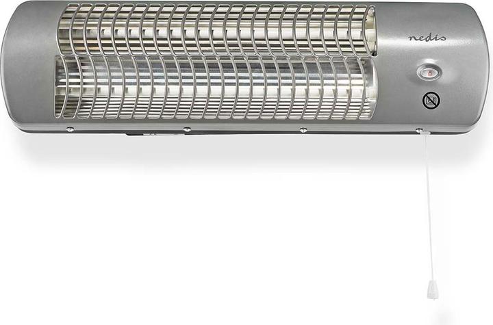Immagine prodotto Nedis HTBA10GY Riscaldatore rapido per bagno 1200W 12m² Grigio (1200 W)