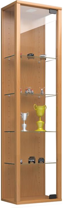 Image du produit VCM Collection vitrine murale bois verre Stando Mini (115 x 33 x 18 cm)