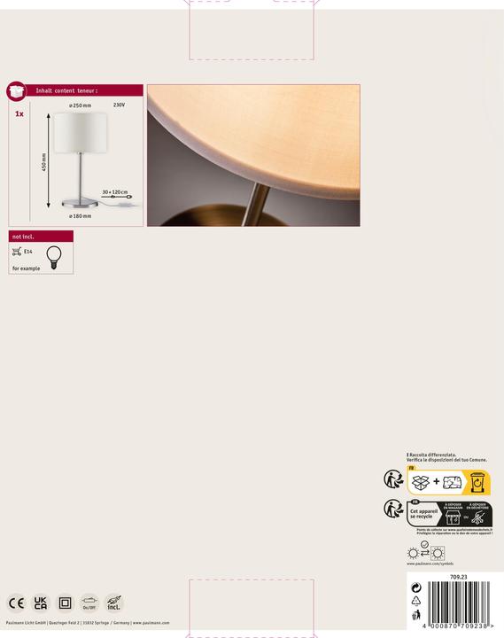 Actual product image Paulmann Tessa (E14)