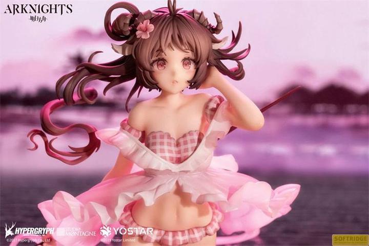 Actual product image Apex Arknights statuette PVC 1/7 Eyjafjalla Summer Flower FA018 23 cm