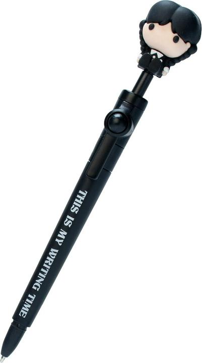 Actual product image Blue Sky Mercredi - Stylo à bille de Mercredi Addams (Black, 1 x)