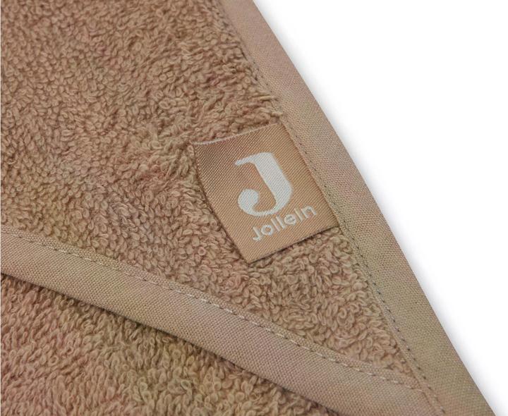 Actual product image Jollein Terry Biscuit baby hooded towel 75 x 75 cm