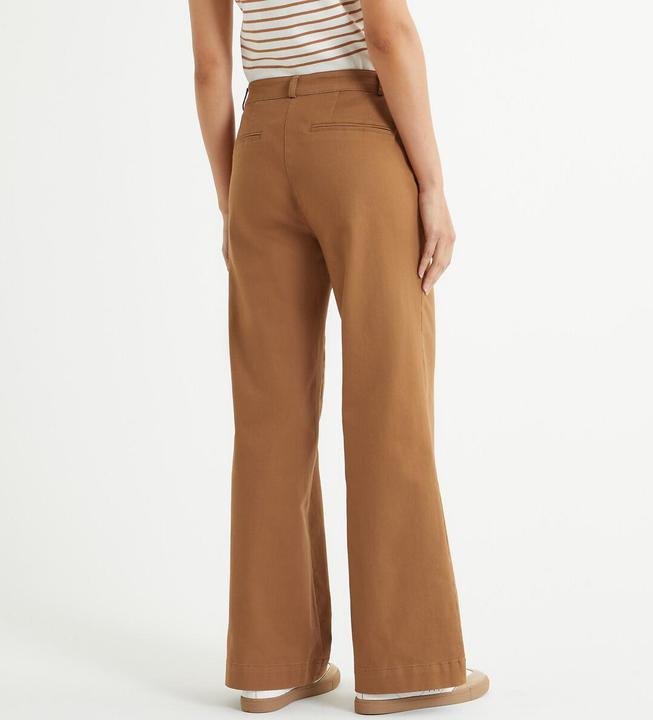 Actual product image Anne Weyburn Wide Chino Trousers (40)