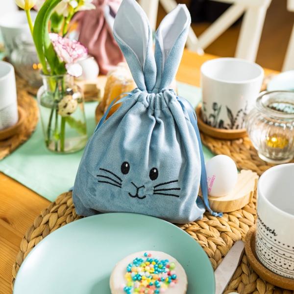 Actual product image Papierdrachen Easter fabric bags (Gift box, 3 x)