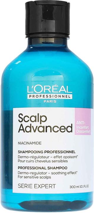 Produktbild L'Oréal Paris LÂ'OrÃ©al Professionnel - Shampoo for sensitive scalp Scalp Advanced Anti-Discomfort Dermo (Regulato (300 ml, Flüssiges Shampoo)