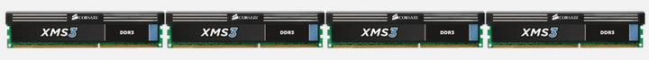 Corsair Xms3 (4 x 4GB, 1333 MHz, DDR3-RAM, DIMM)