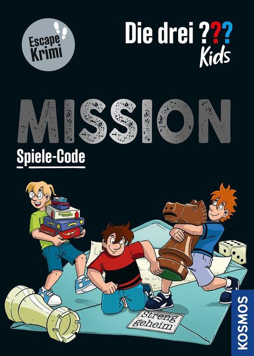 Kosmos The Three??? Kids, Mission Game Code (German)
