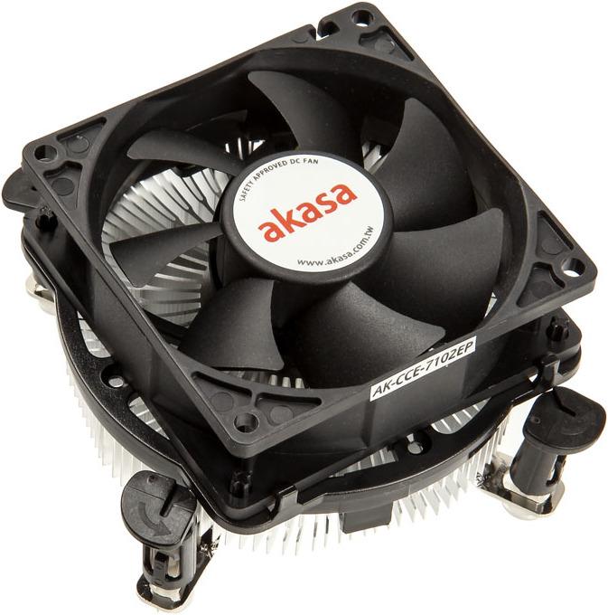 Produktbild Akasa Dual Socket Low Noise PWM CPU-Kühler für 775/115X (53 mm)