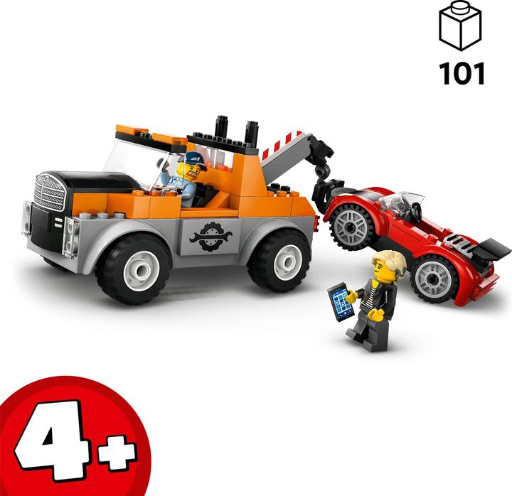 Produktbild LEGO Abschleppwagen mit Sportauto (60435, LEGO City)